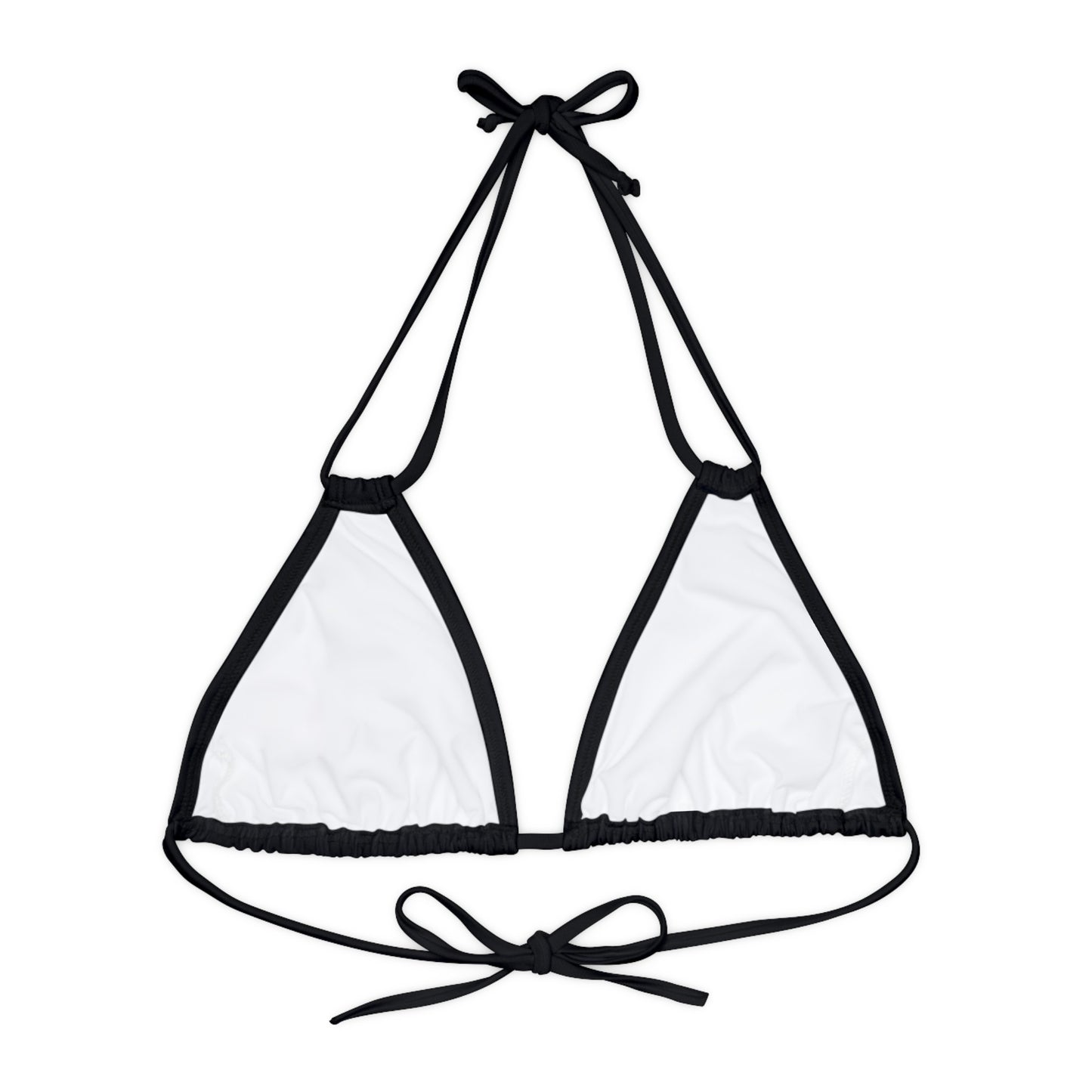 Wyndrift Black Triangle Bikini Top (AOP)