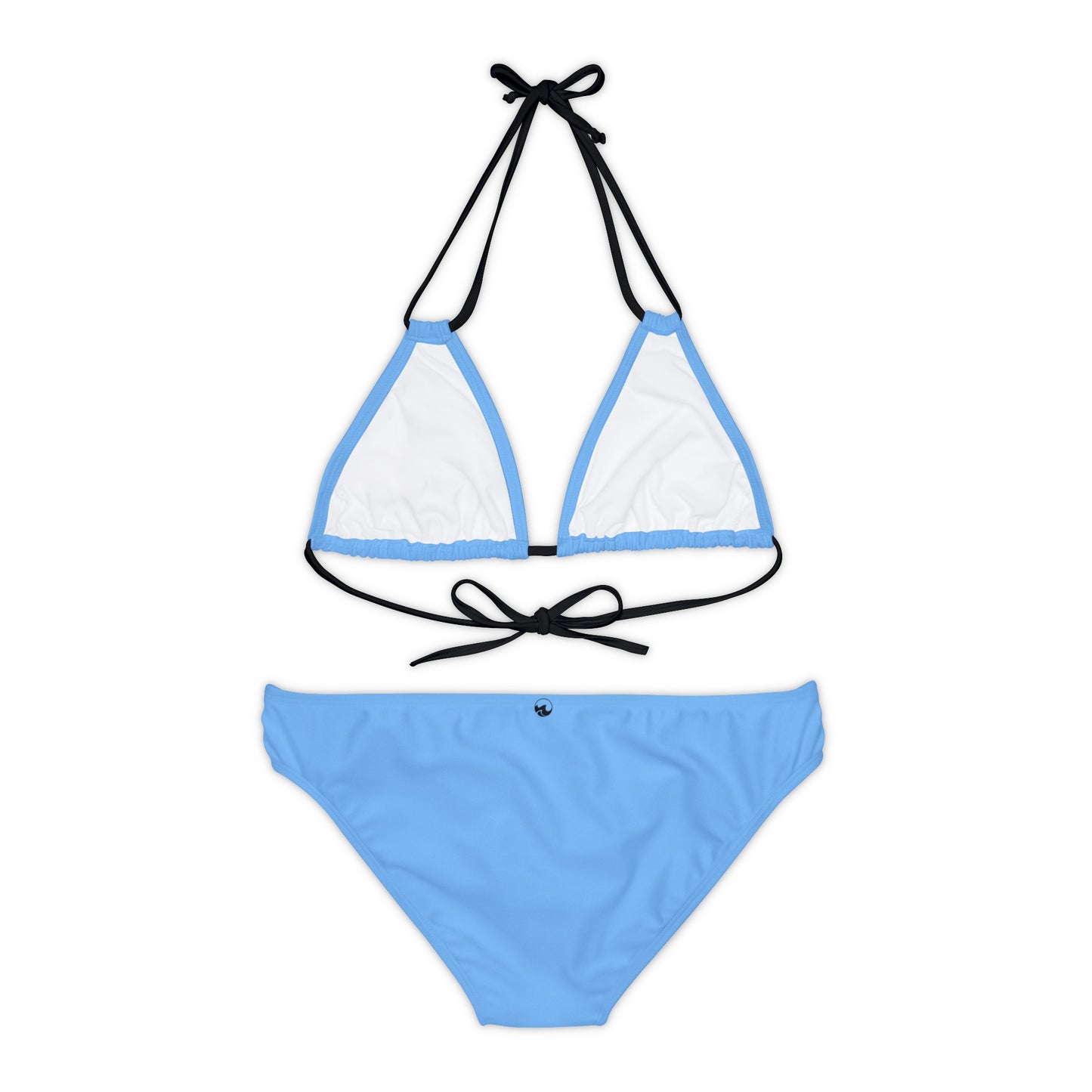 Wyndrift Blue Strappy Bikini Set (AOP)