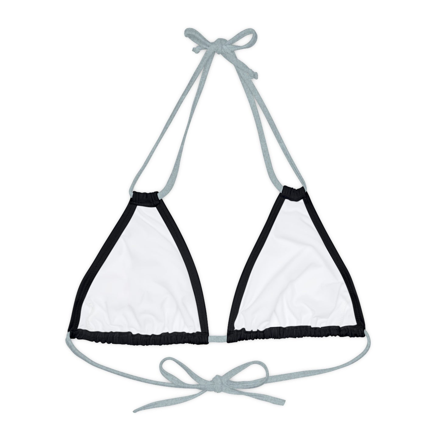 Wyndrift Black Triangle Bikini Top (AOP)