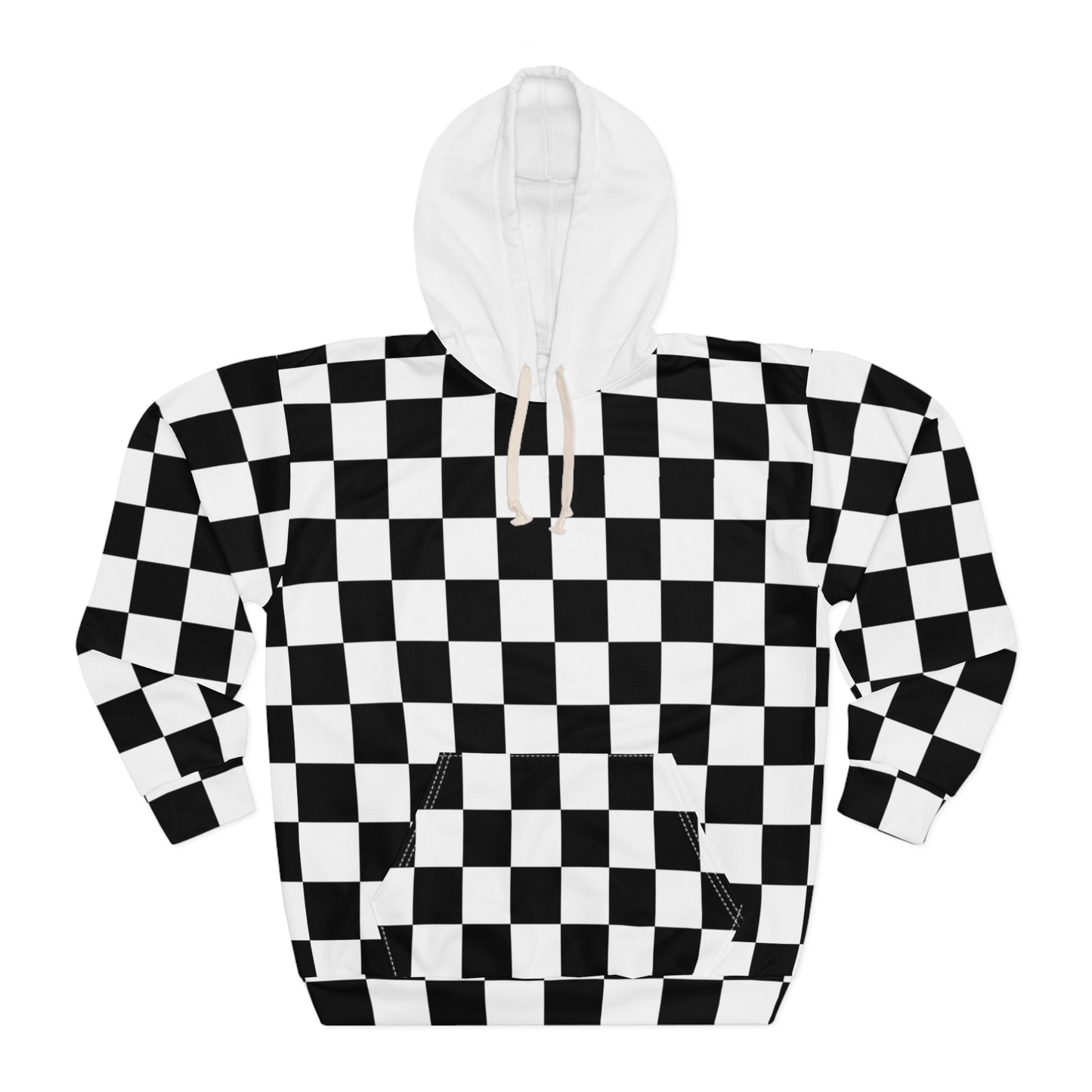 Checkered Pullover Hoodie (AOP)