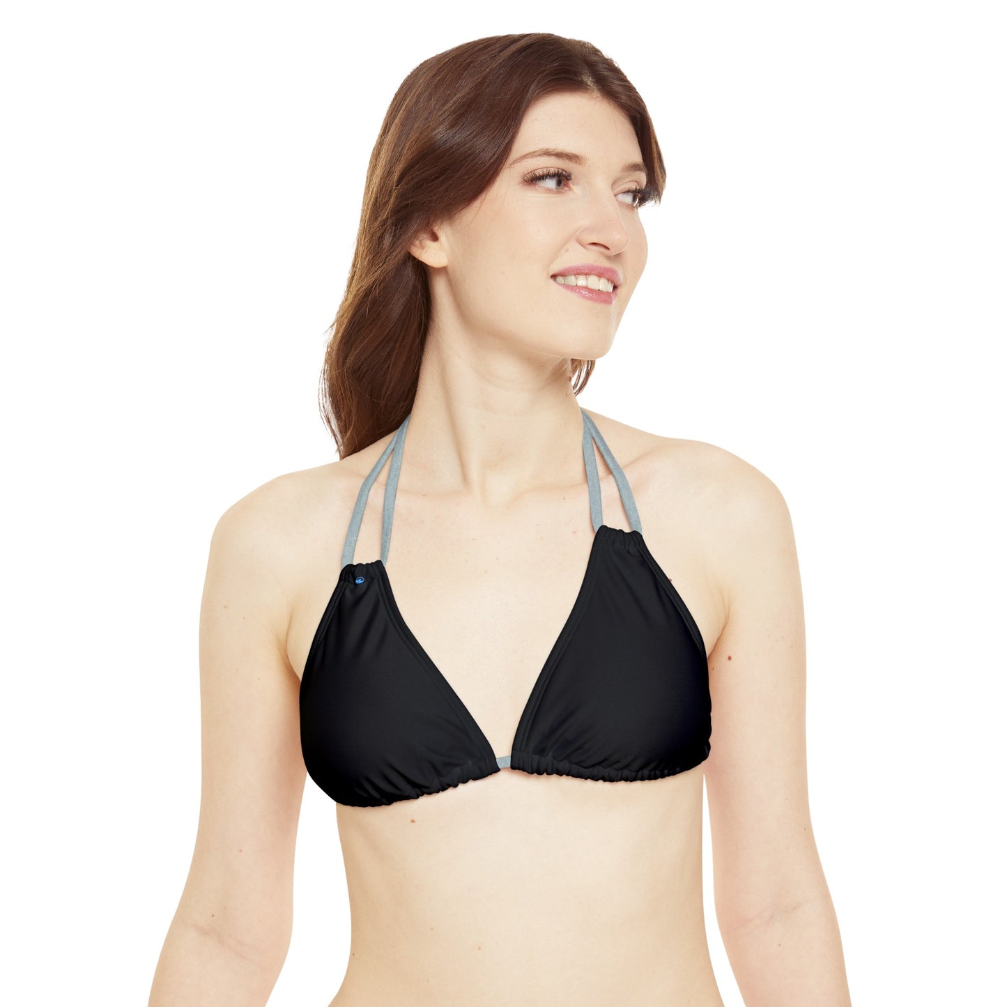 Wyndrift Black Triangle Bikini Top (AOP)