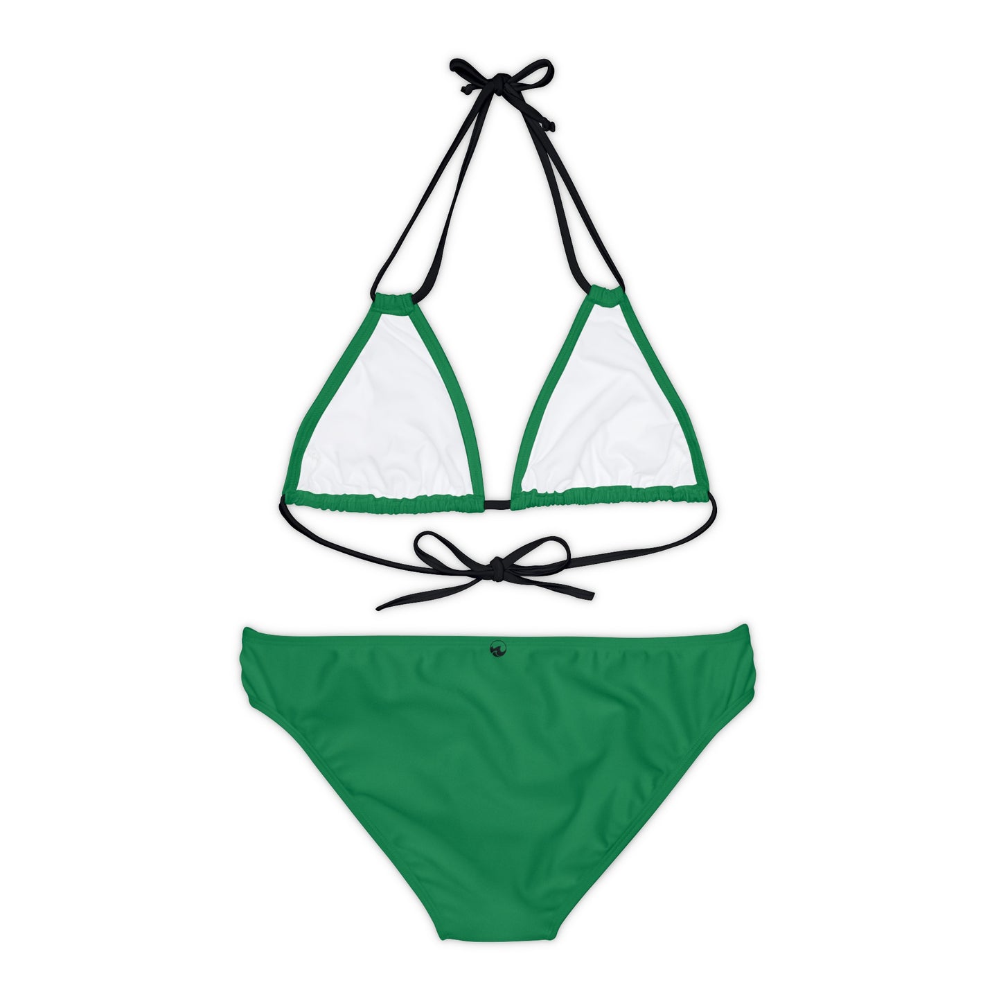 Wyndrift Green Strappy Bikini Set (AOP)