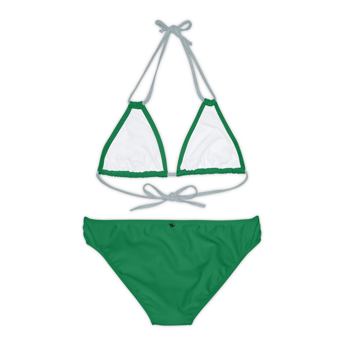 Wyndrift Green Strappy Bikini Set (AOP)