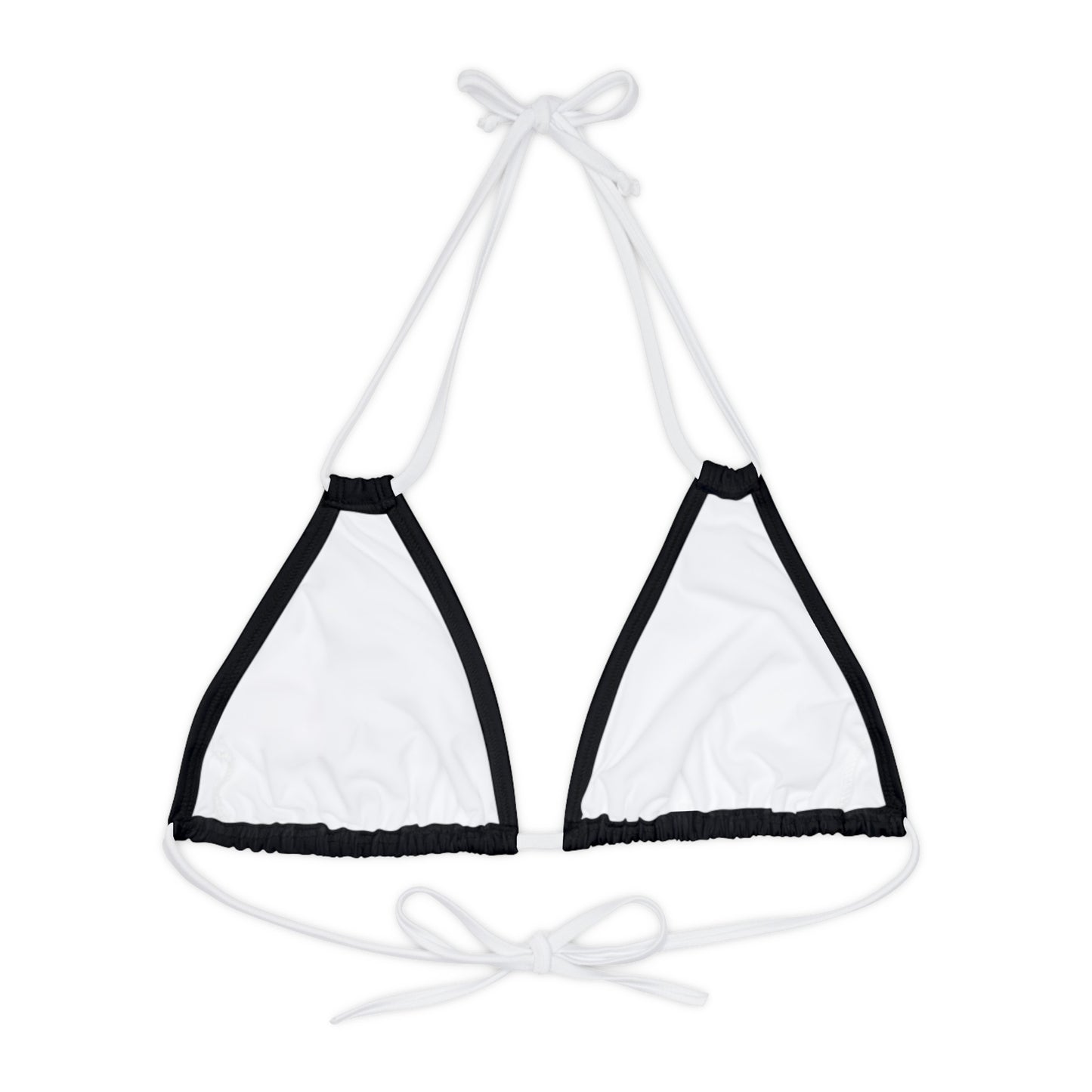 Wyndrift Black Triangle Bikini Top (AOP)