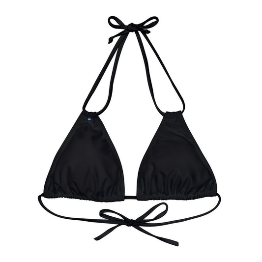 Wyndrift Black Triangle Bikini Top (AOP)