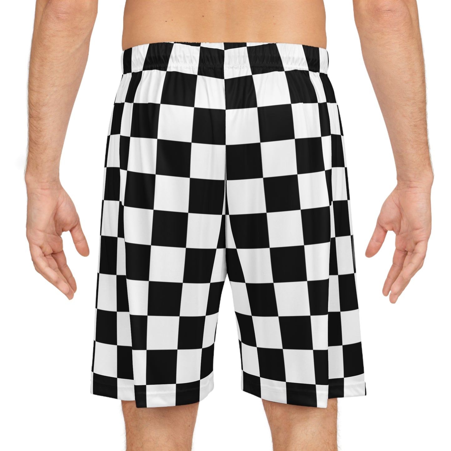 Checkered Basketball Shorts (AOP)