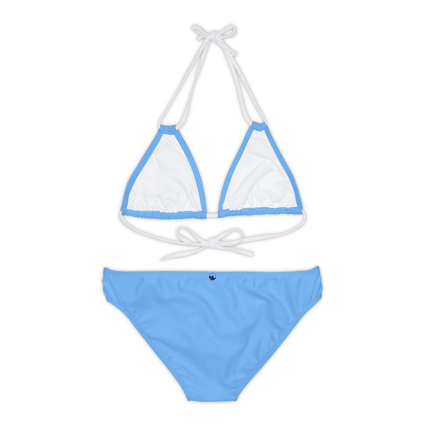 Wyndrift Blue Strappy Bikini Set (AOP)