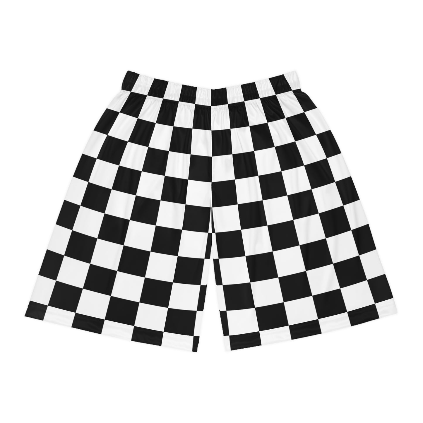 Checkered Basketball Shorts (AOP)